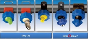 Распылительные системы EasyClip и Memospray