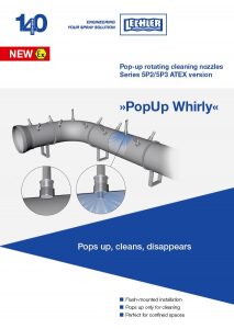 ATEX версия моющей головки popup whirly