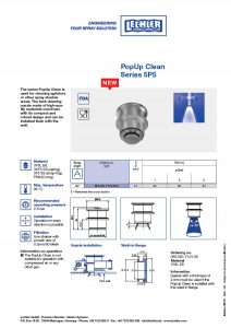 Флаер по форсунке для мойки теневых зон Popup Clean