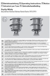 Инструкция по эксплуатации моющей головки 5P2 5P3