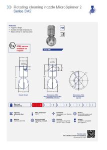 Раздел каталога, посвященный моющей головке 5M2 MicroSpinner2